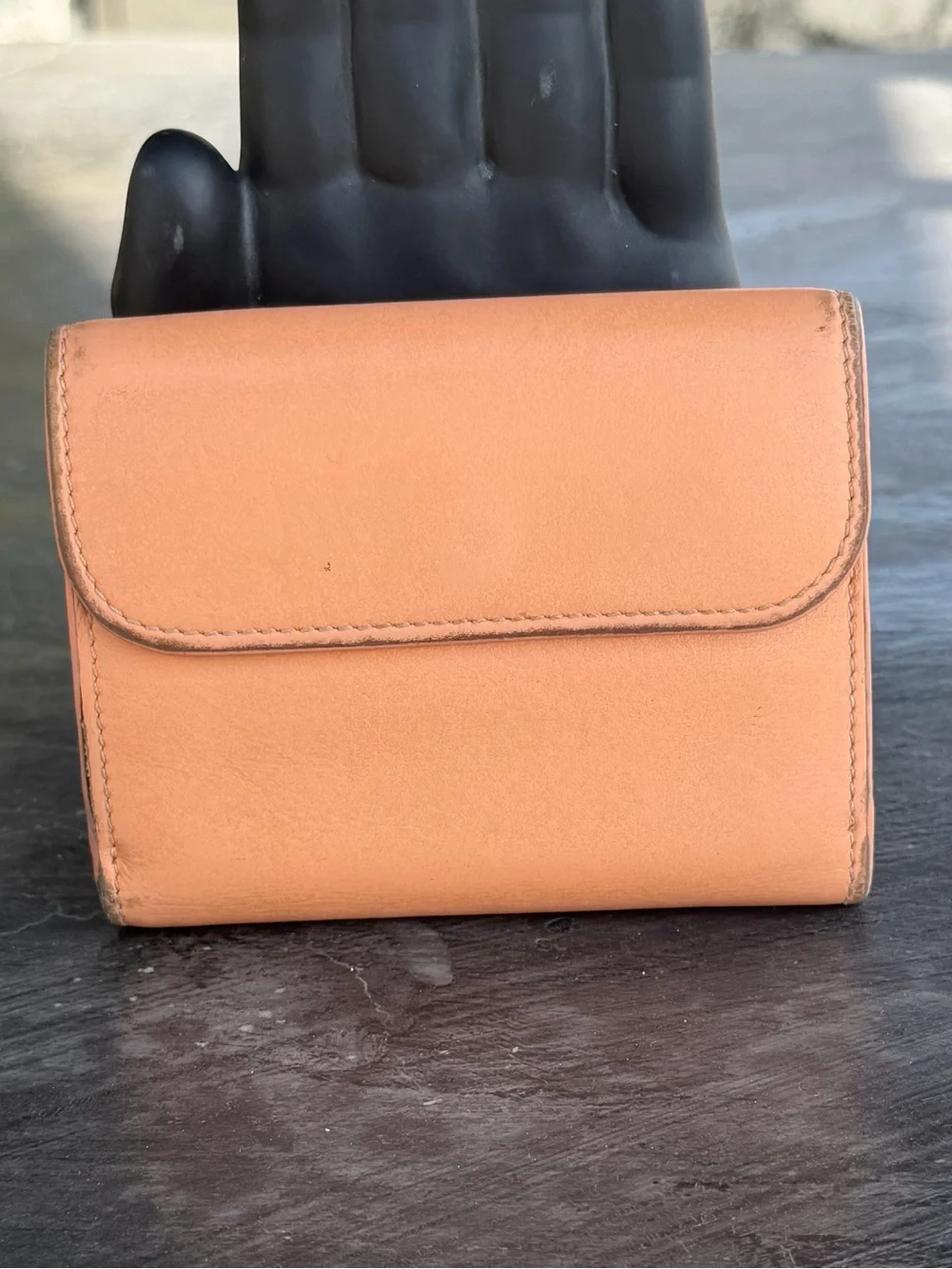 Chloe C Leather Trifold Wallet